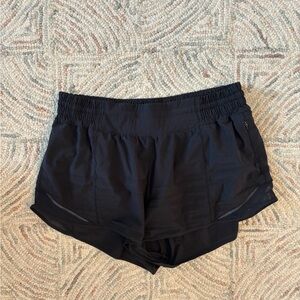 Black 2.5 inseam hotty hot shorts size 10